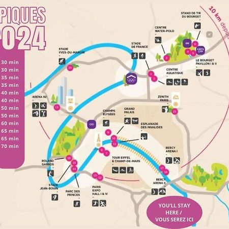 Appartement Cosy Au Calme A 20 Min De Paris Villejuif Dış mekan fotoğraf